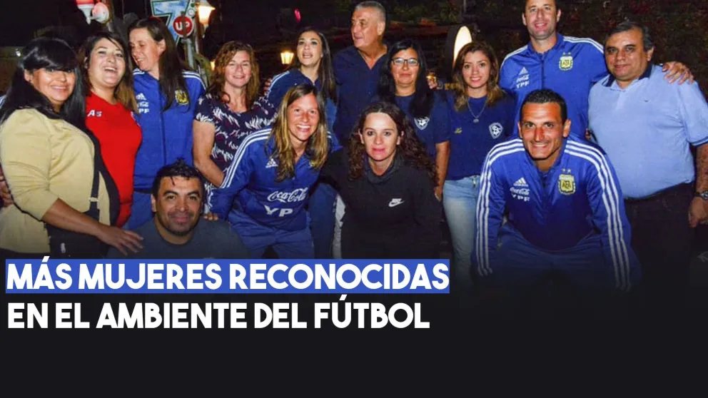 Más mujeres reconocidas en el fútbol