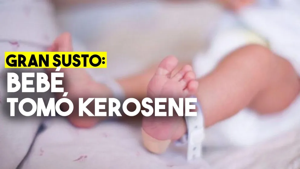 Un bebé tomó kerosene y tuvo que ser internado