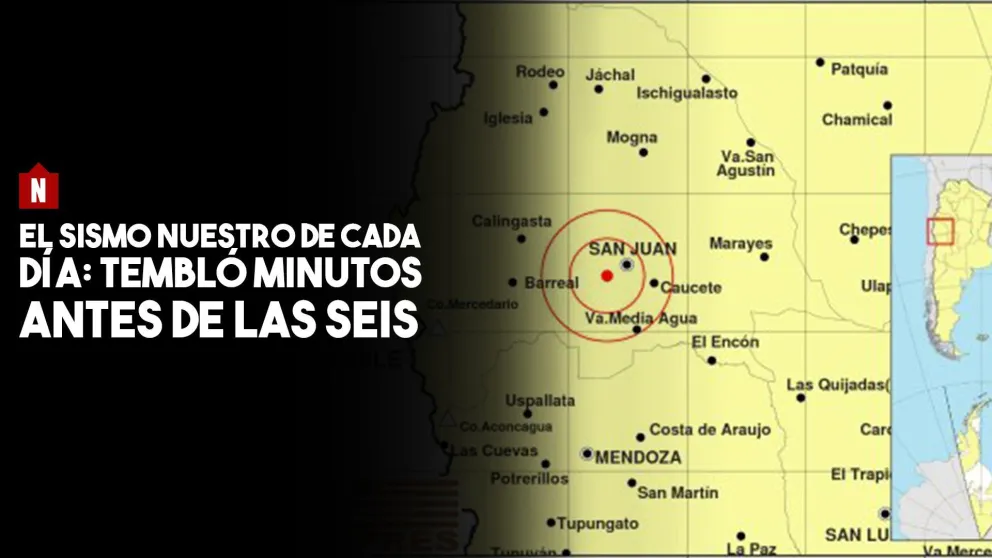 Tembló minutos antes de las 6