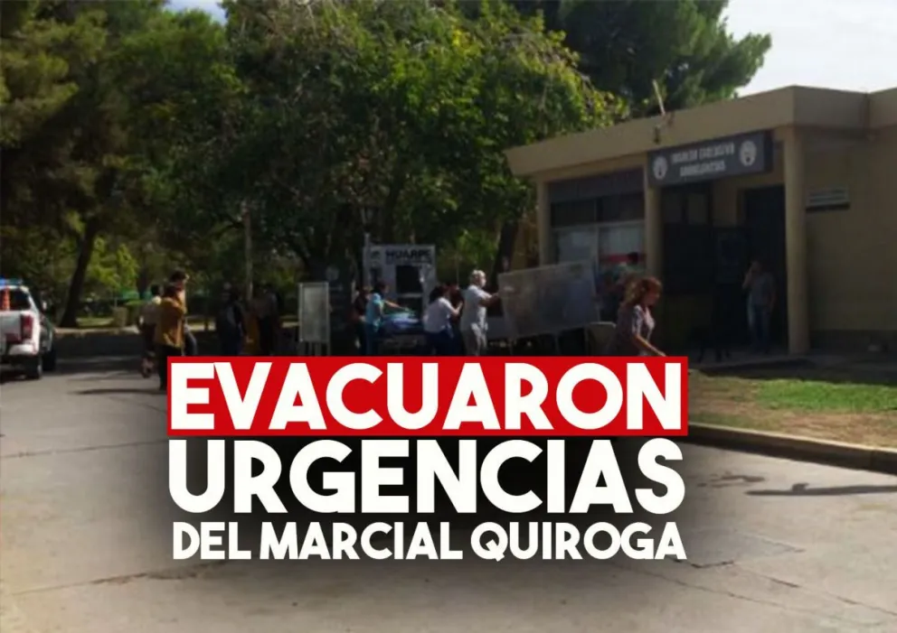 Urgencias del Marcial Quiroga evacuado