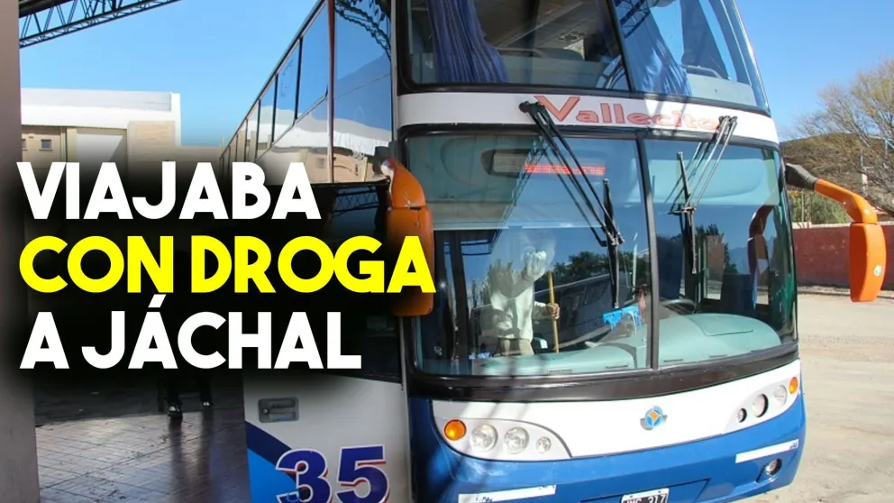 Viajaba a Jáchal y llevaba droga