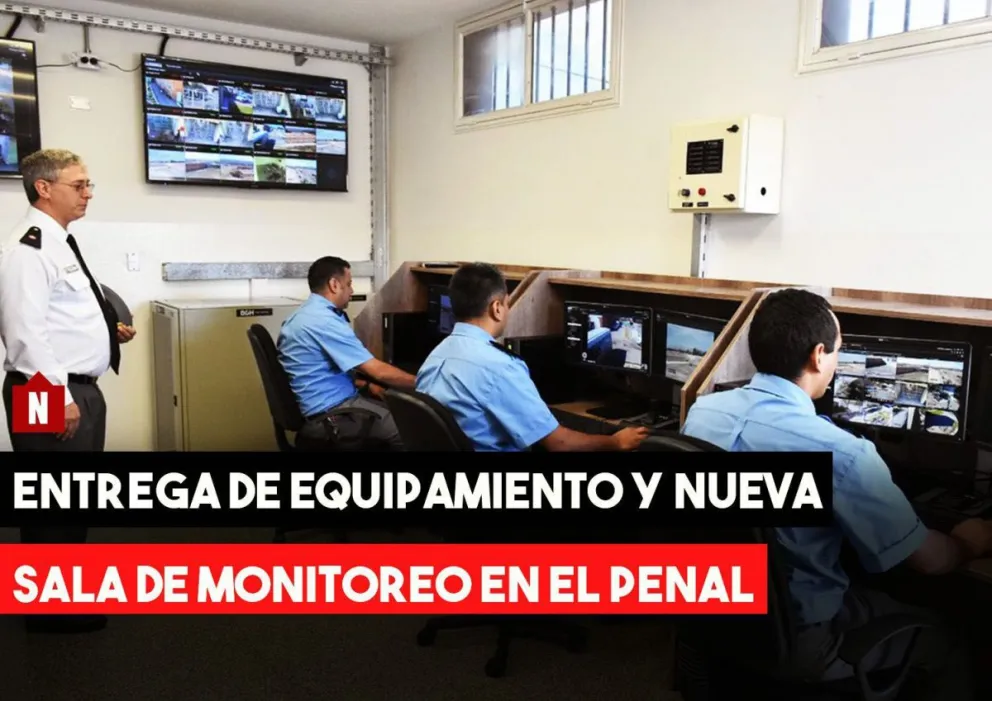 El Servicio Penitenciario sumó equipamiento y una nueva sala de monitoreo