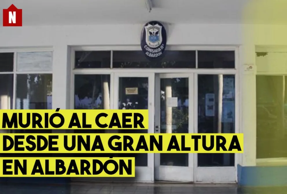 Un hombre murió al caer desde gran altura en Albardón