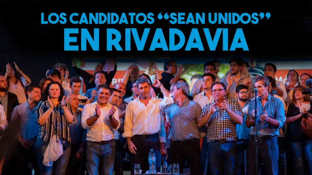 El peronismo rivadaviense se unió y se mostró junto al gobernador