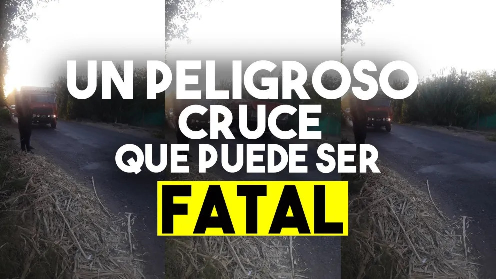 El peligroso cruce donde atropellaron a Lourdes