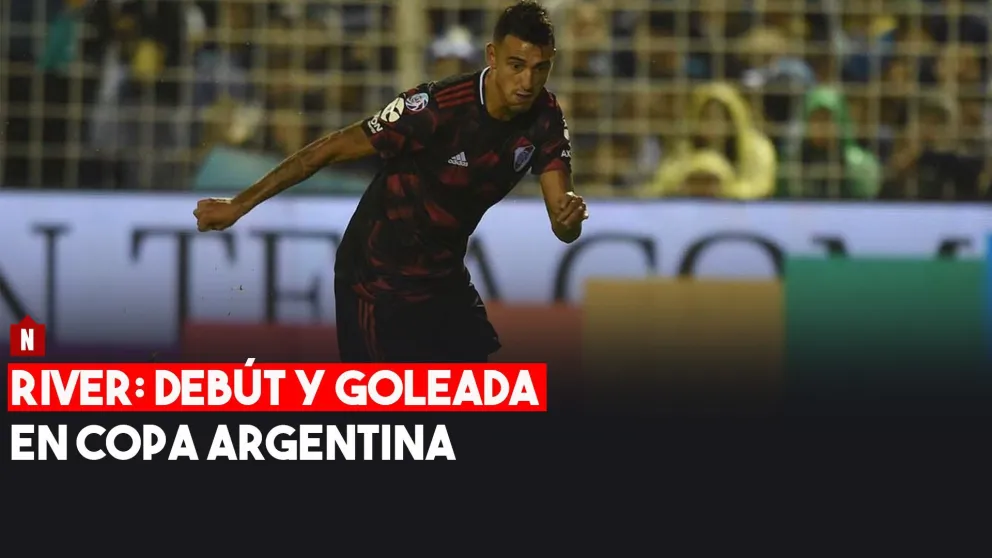River: debut y goleada en Copa Argentina