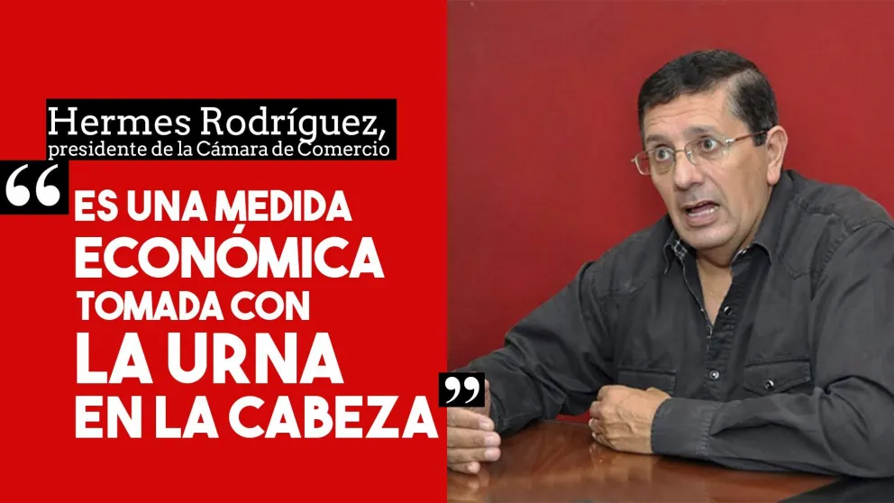 Hermes Rodríguez: "Es una medida económica tomada con la urna en la cabeza"
