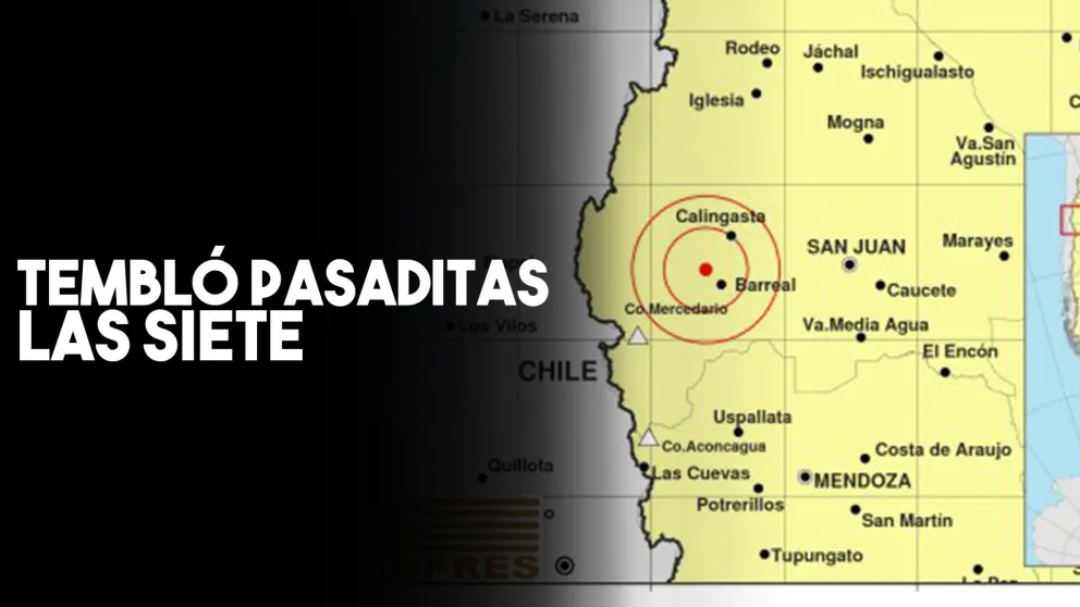 Tembló pasaditas las siete de la mañana