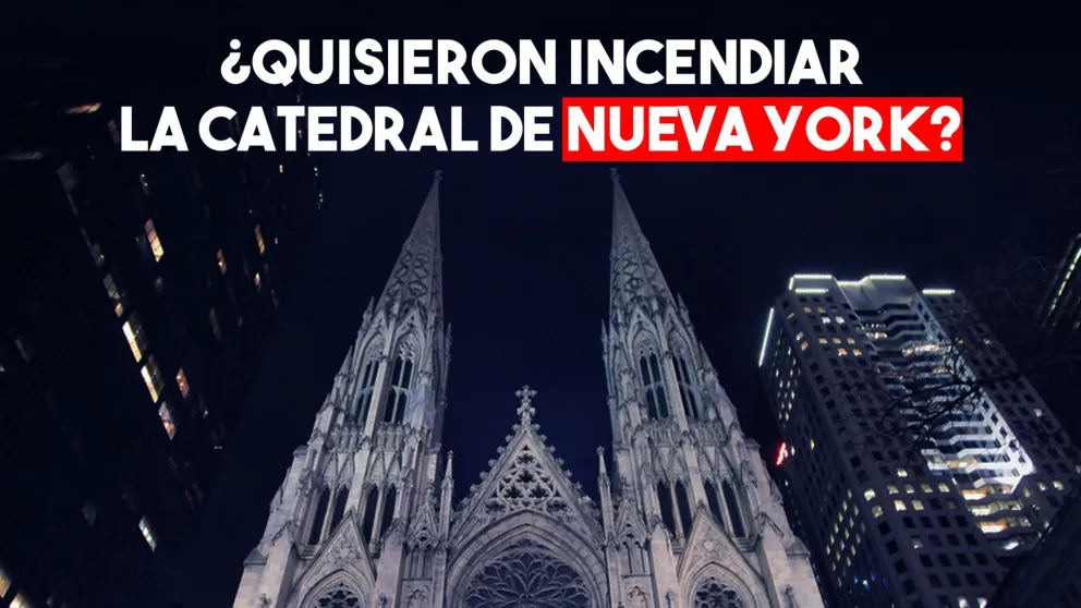 Detuvieron a un hombre con bidones de nafta en la catedral de Nueva York