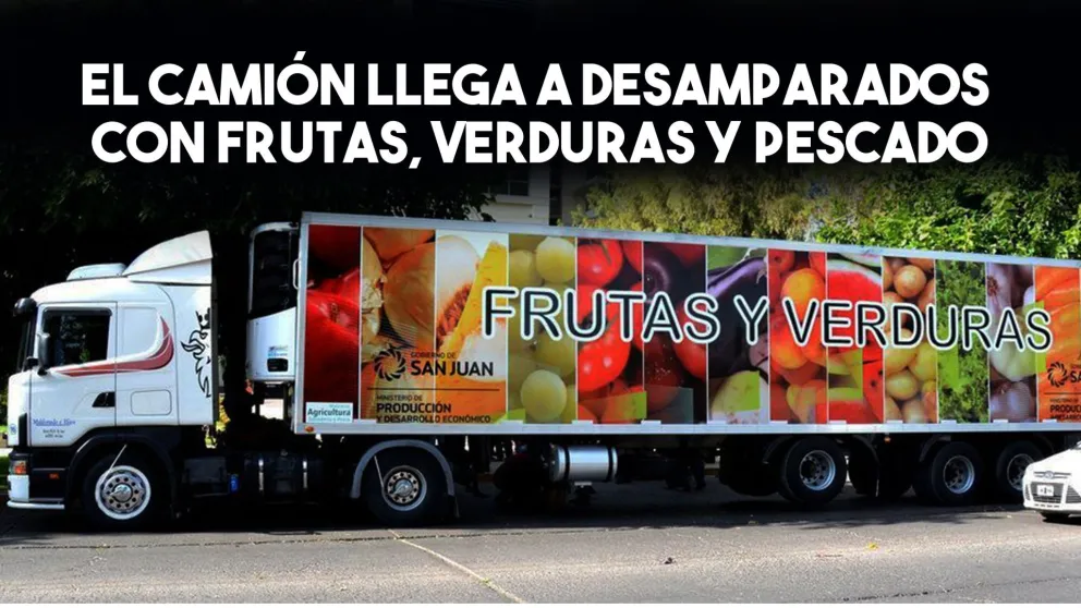 El camión de frutas y verduras tendrá pescado durante este jueves