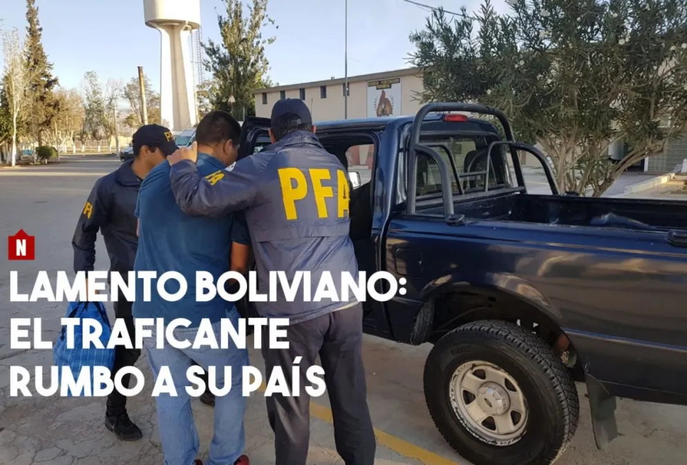 El boliviano acusado de narcotráfico, rumbo a su país