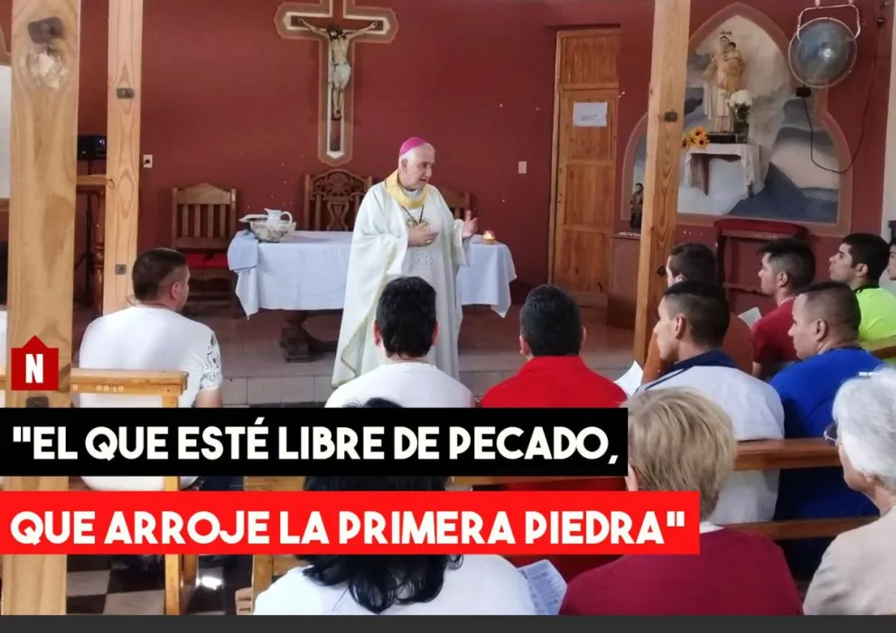 Monseñor Lozano celebró la primera Comunión de varios presos