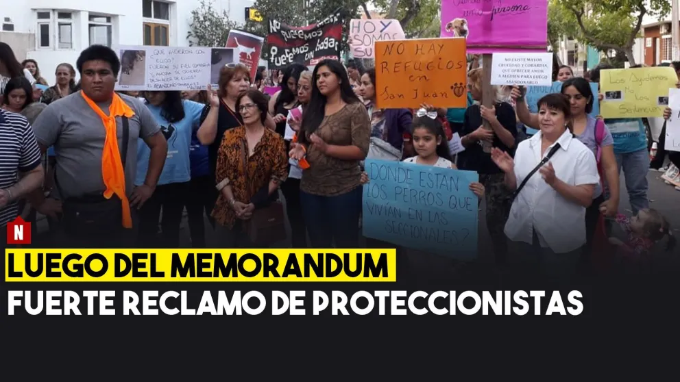 Luego del memorandum proteccionistas y un fuerte reclamo en la sede central de la policía