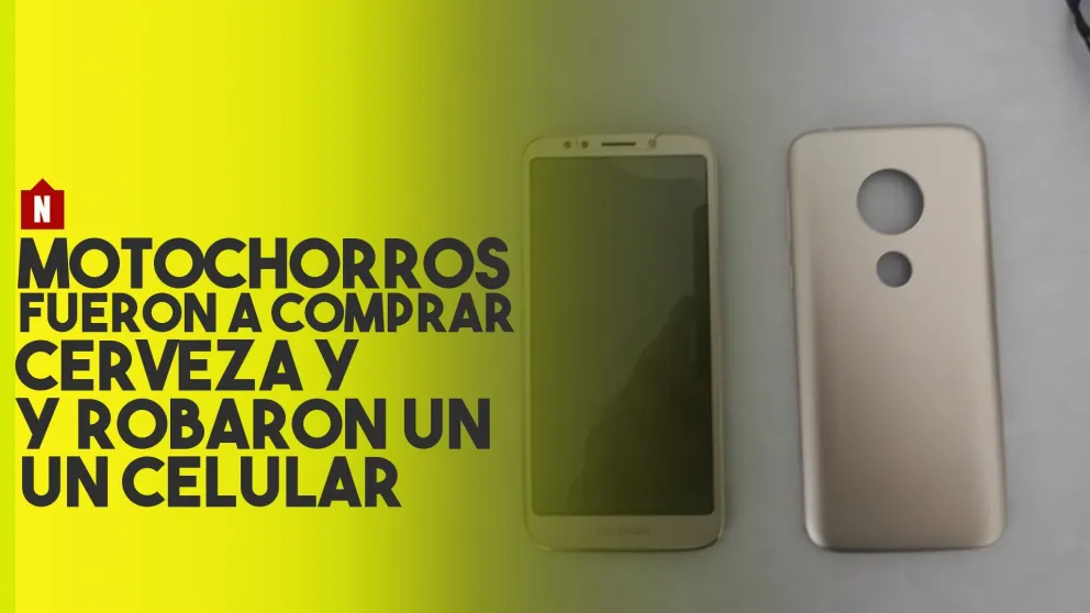 Con antecedentes motochorros robaron el celular de una kiosquera
