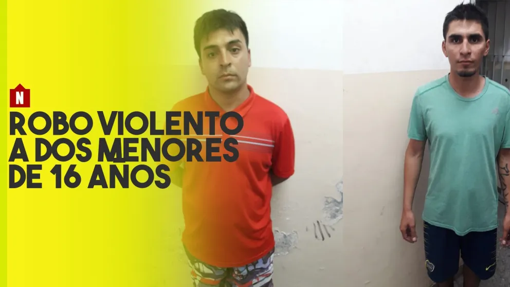 Violento robo de motochorros a dos menores de 16 años