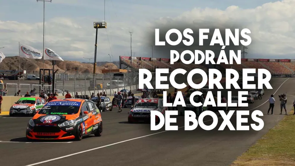 Turismo Nacional: la calle de boxes estará abierta para que el público la recorra