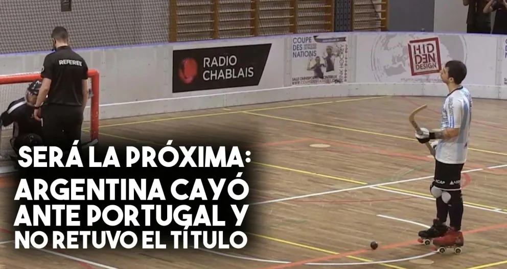 Argentina cayó ante Portugal y no pudo retener el título
