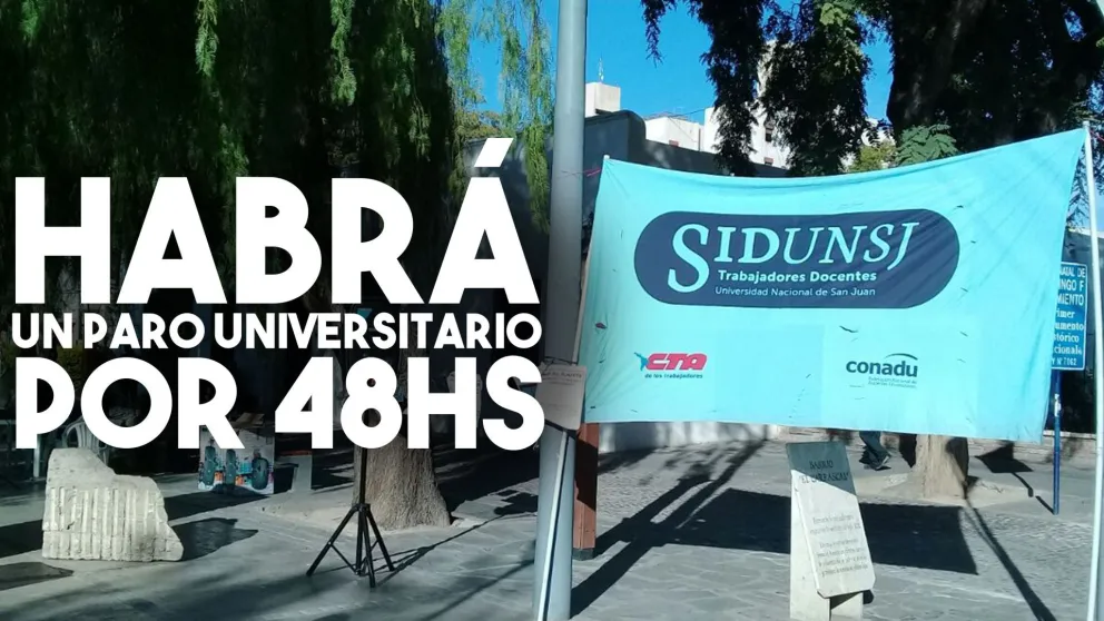 Docentes universitarios pararán por 48hs
