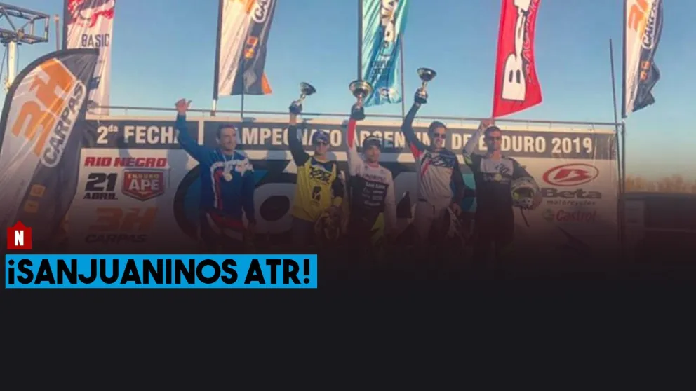 Destacada actuación de pilotos sanjuaninos en el Argentino de Enduro