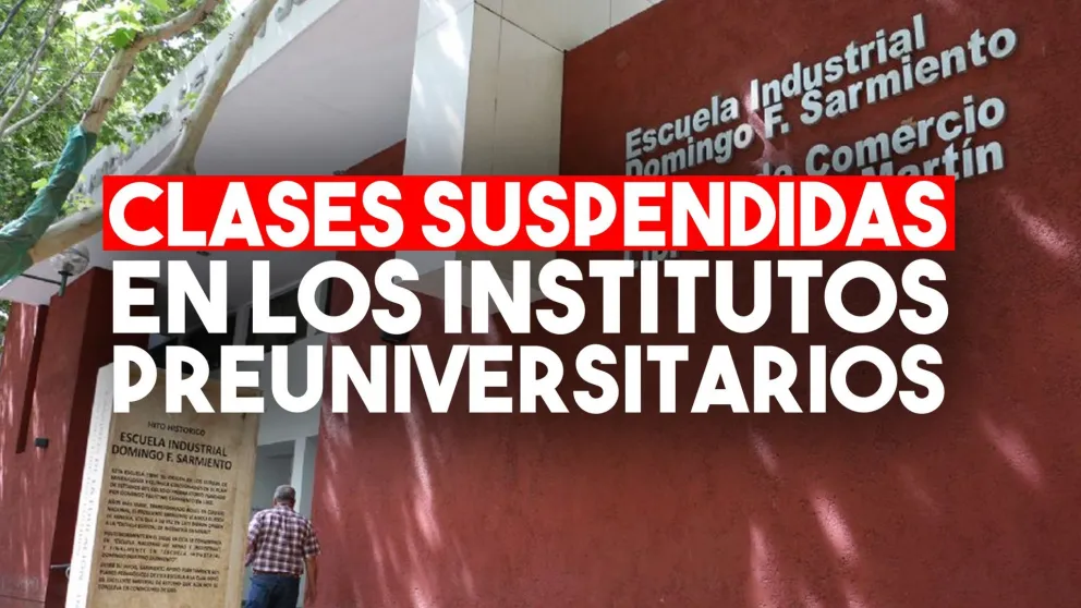 Suspenden las clases en la escuela Industrial y la de Comercio