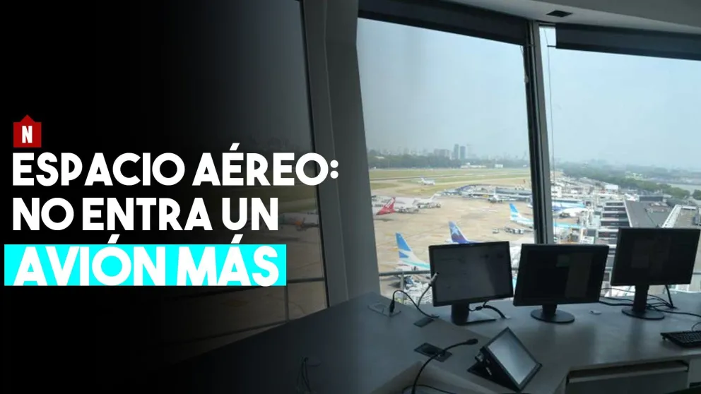 Los controladores denuncian que el espacio aéreo está saturado