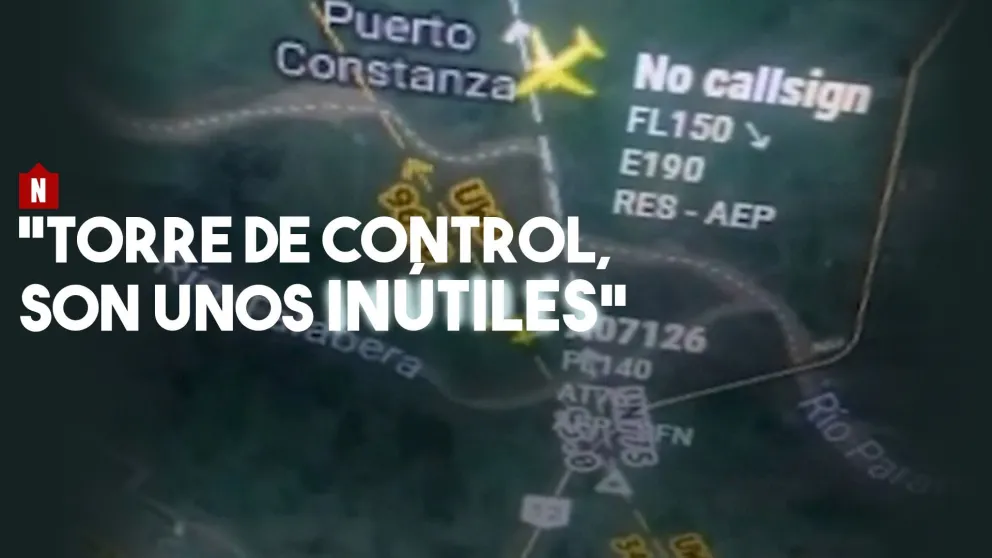 Aviones casi chocan en el aire