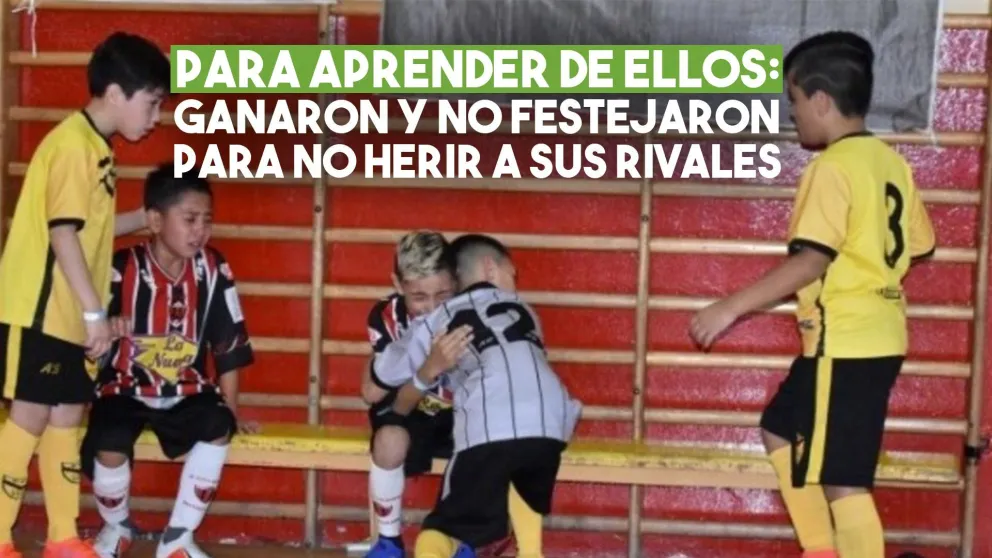 Para aprender de ellos: ganaron y no festejaron para no herir a sus rivales