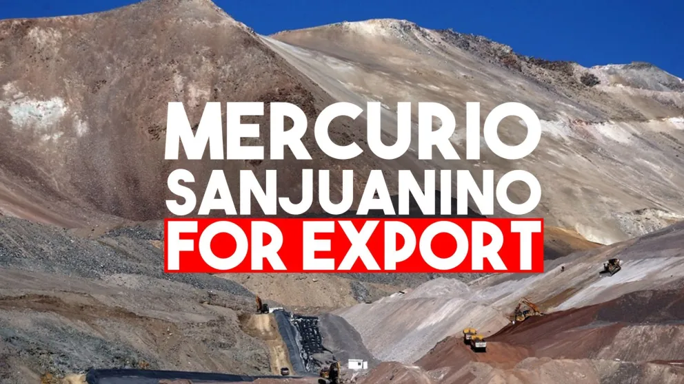 Sacaron del país 100 toneladas de mercurio de la mina Veladero