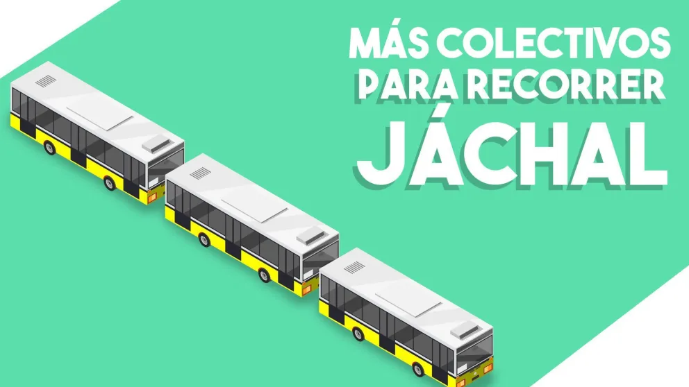 Jáchal sumará dos líneas internas de colectivo