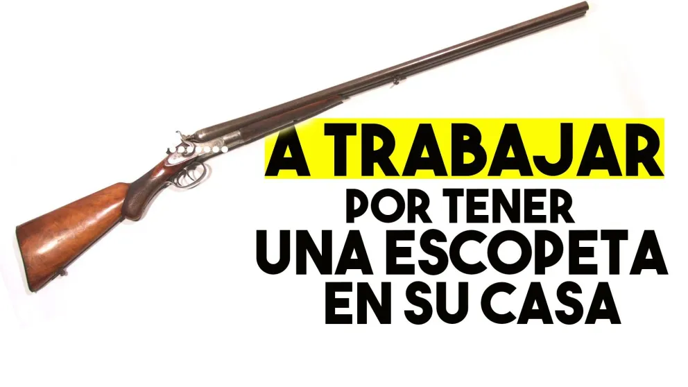 Deberá realizar tareas comunitarias por tener una escopeta en su casa