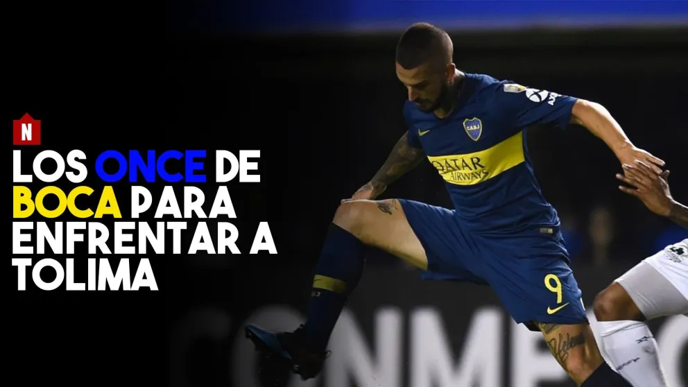 Los titulares de Boca para jugar hoy contra Deportes Tolima
