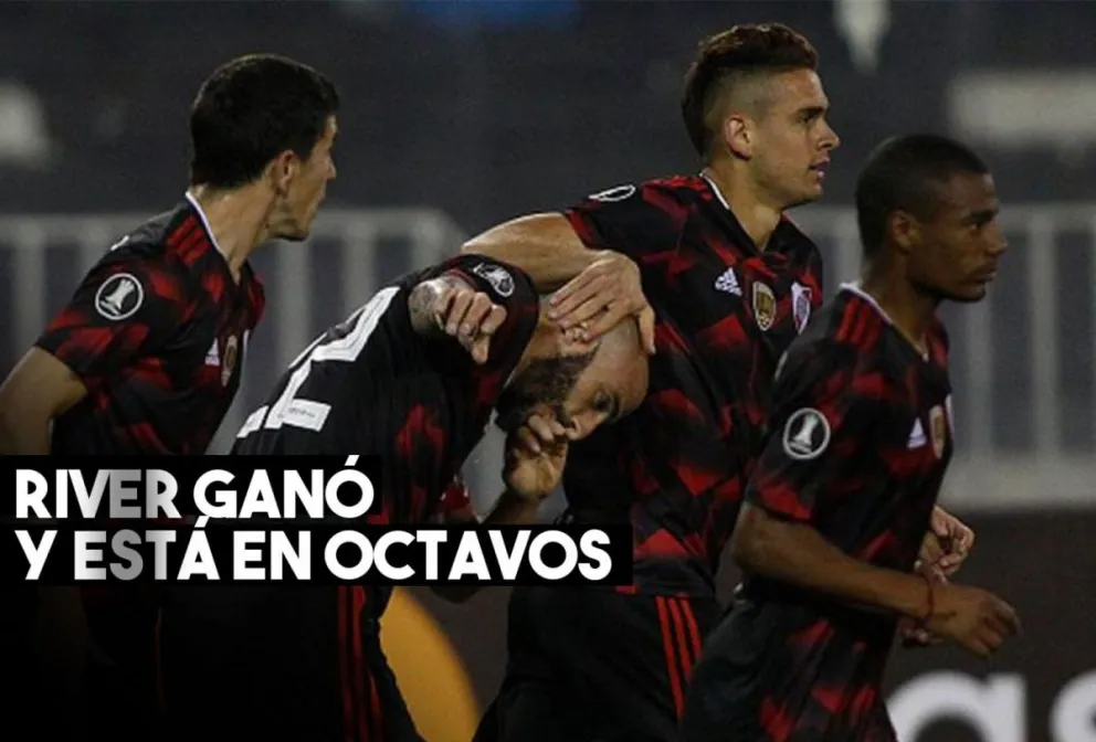 River Plate venció a Palestino y clasificó a octavos de final de la Copa Libertadores