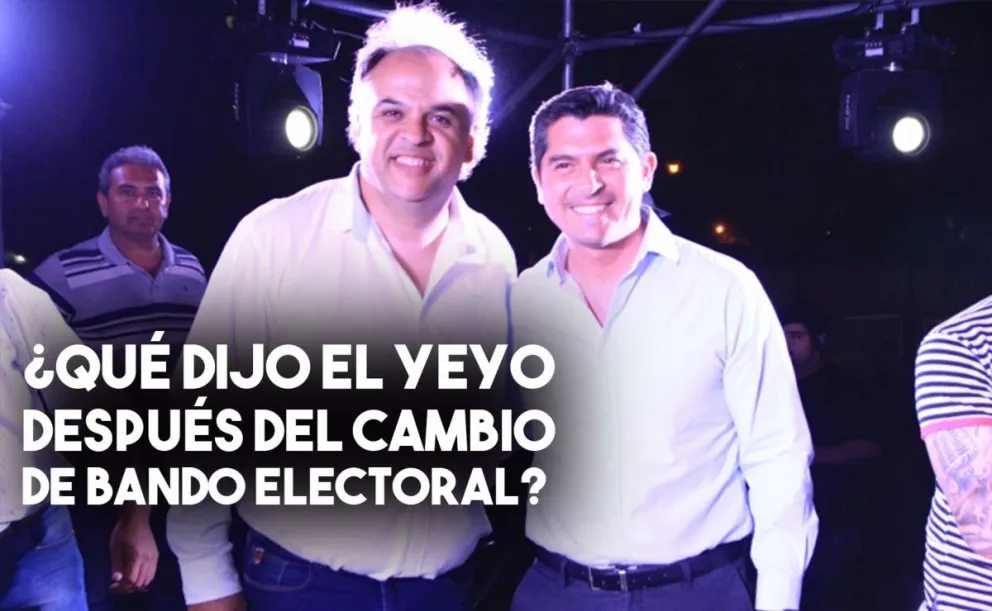 El Yeyo se defendió de las críticas por su cambio de bando