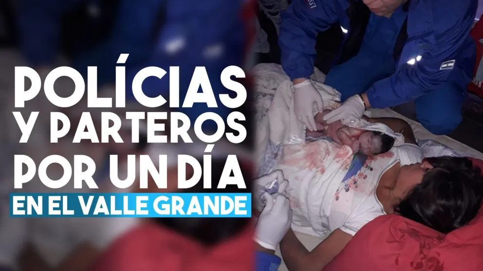 Policías parteros: ayudaron a nacer a un bebé