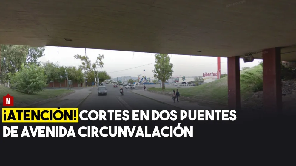 Atención: cortes en dos puentes de avenida Circunvalación