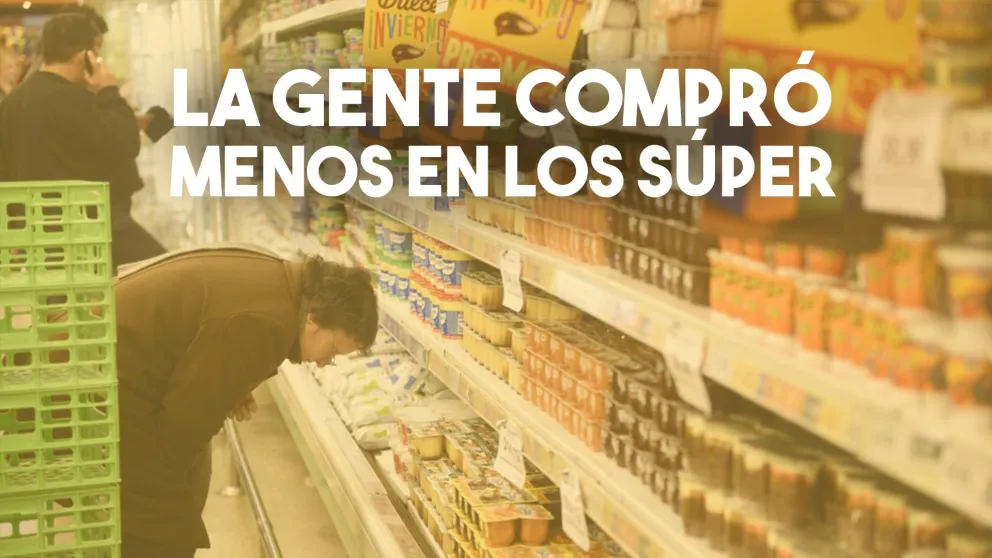Las ventas en supermercados y centros comerciales, desplomadas en febrero