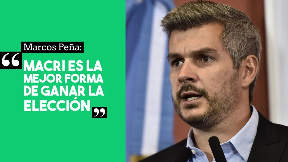 Peña: "Macri es la mejor forma de ganar la elección"
