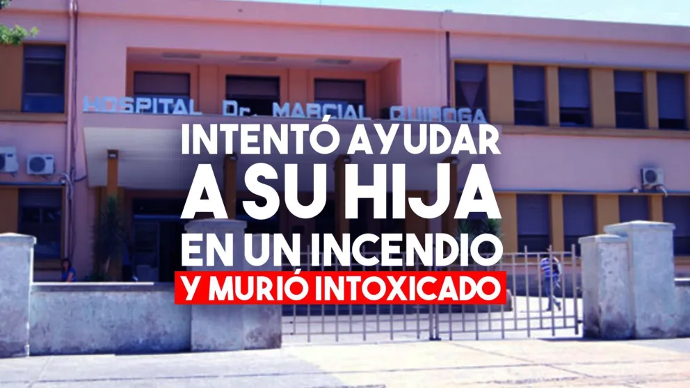 Se incendió la casa, quiso ayudar a su hija pero murió por intoxicación