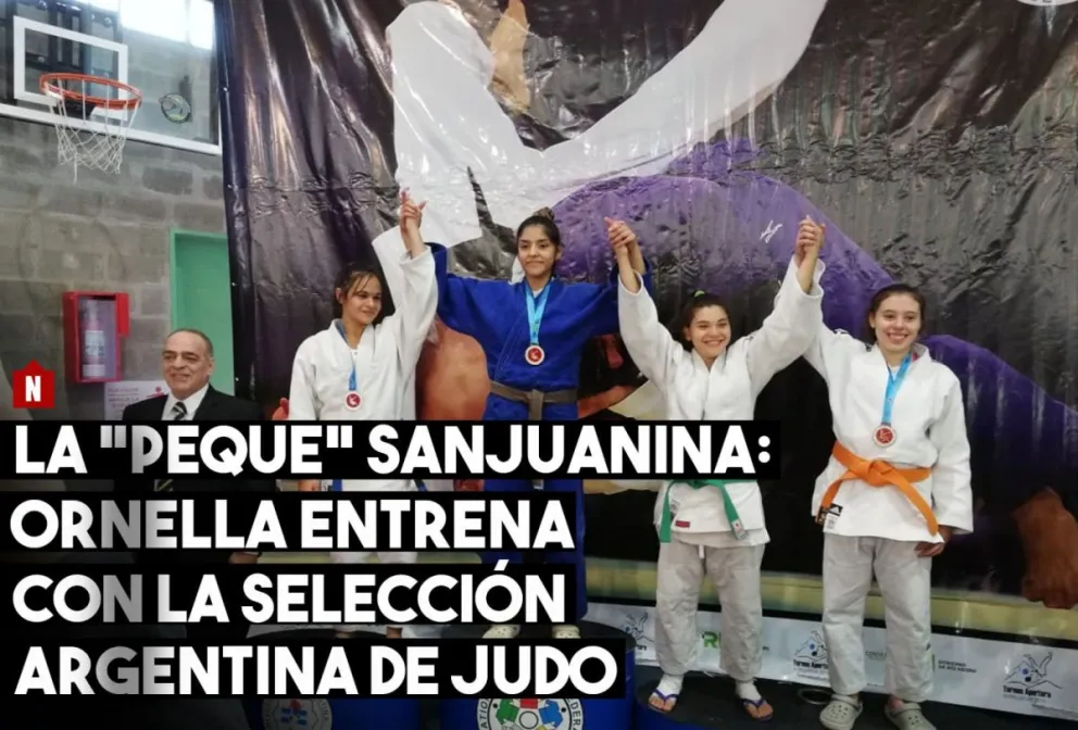 Es sanjuanina, judoca, campeona argentina y representará a Argentina en los Panamericanos