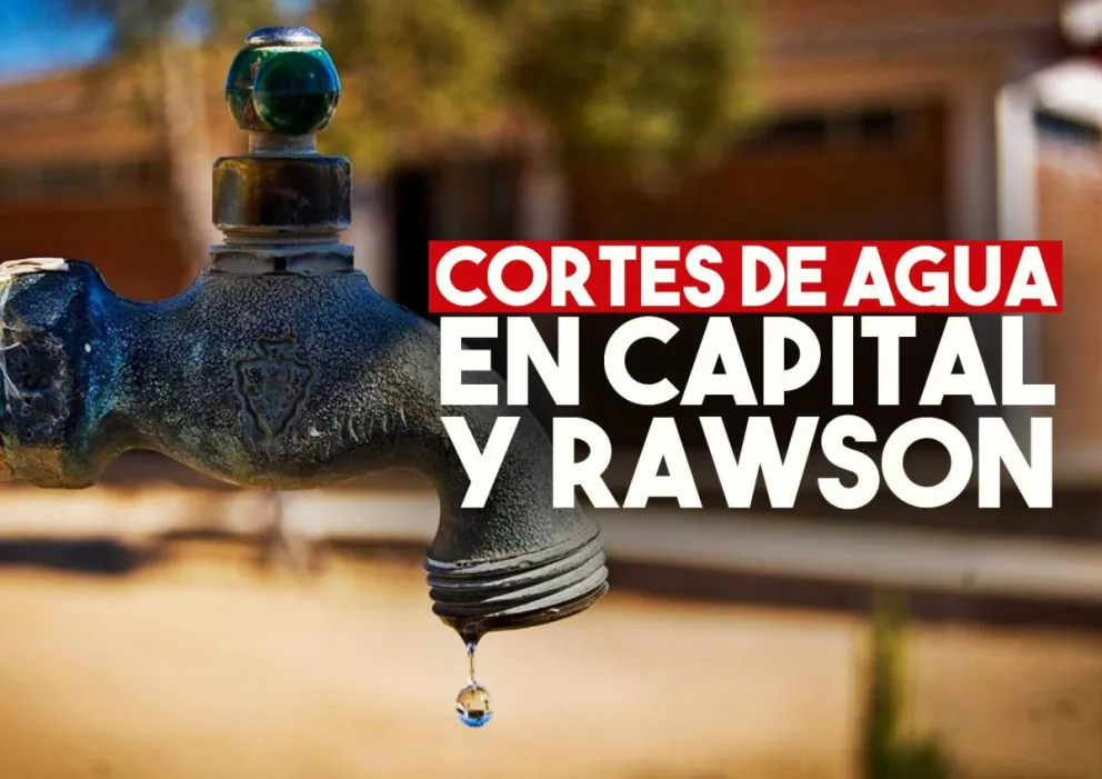OSSE cortará el agua en Capital y Rawson