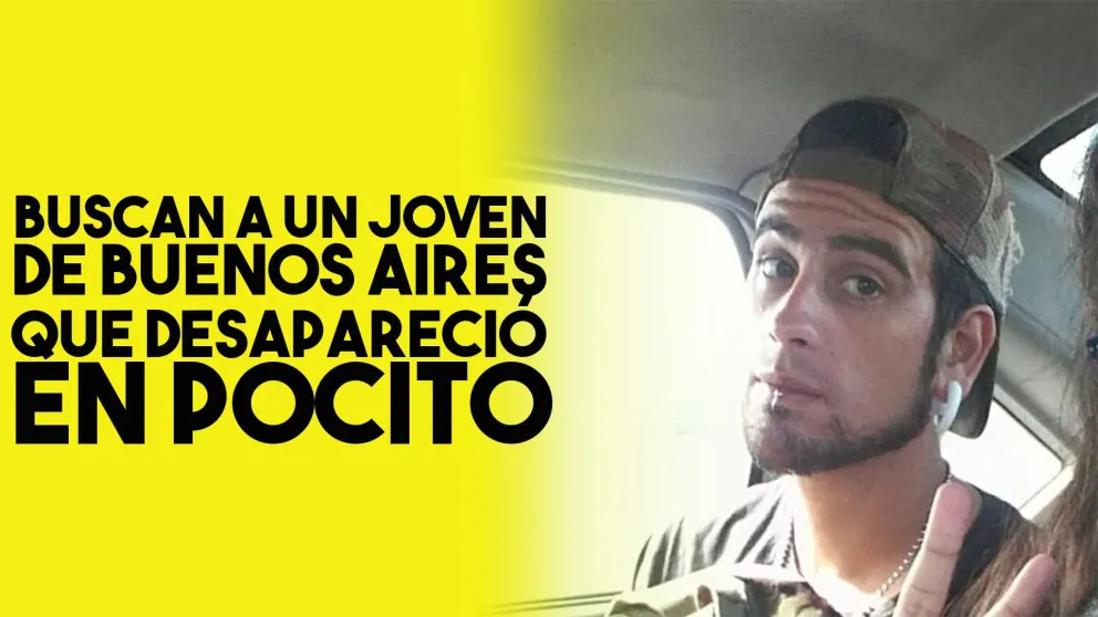 Un joven oriundo de Buenos Aires desapareció en Pocito y es buscado intensamente