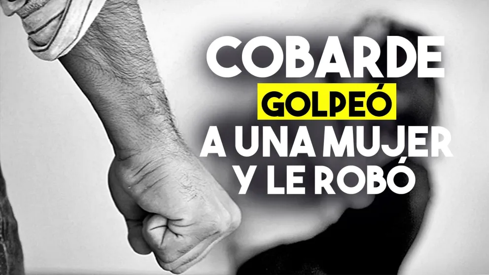 Golpeó a una mujer para robarle el celular