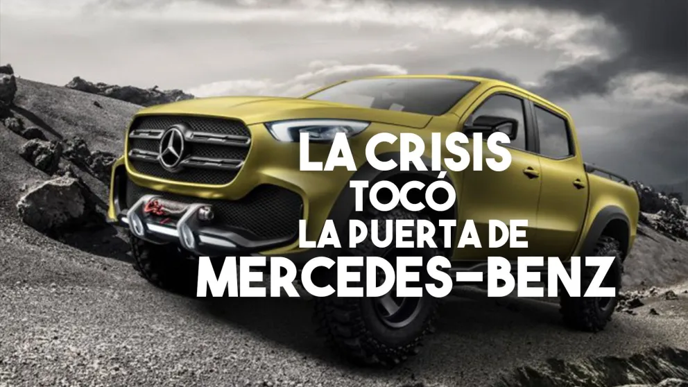 Por la crisis, Mercedes-Benz canceló la fabricación de pick-up en Córdoba