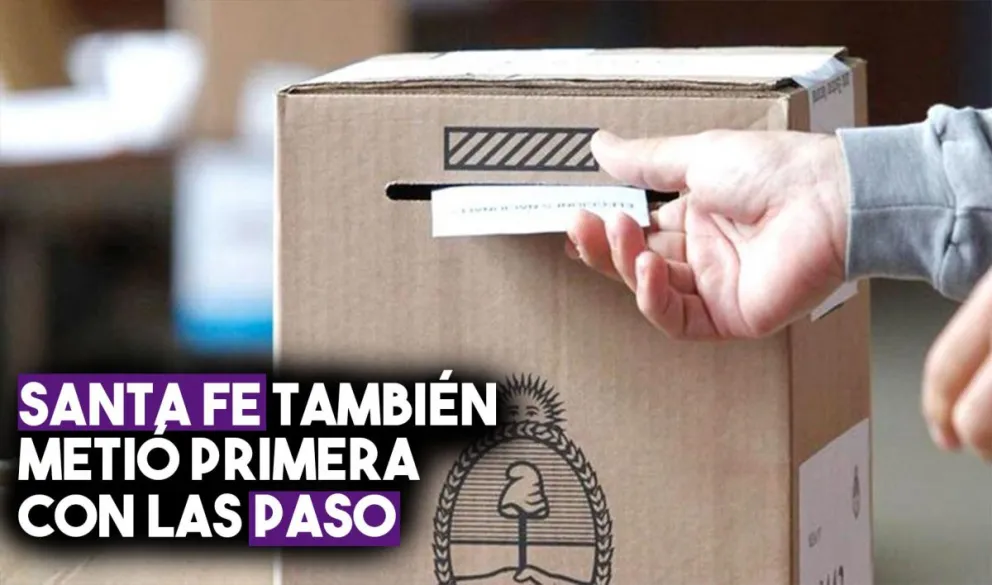 Santa Fe, otra provincia que se adelantó con las Paso