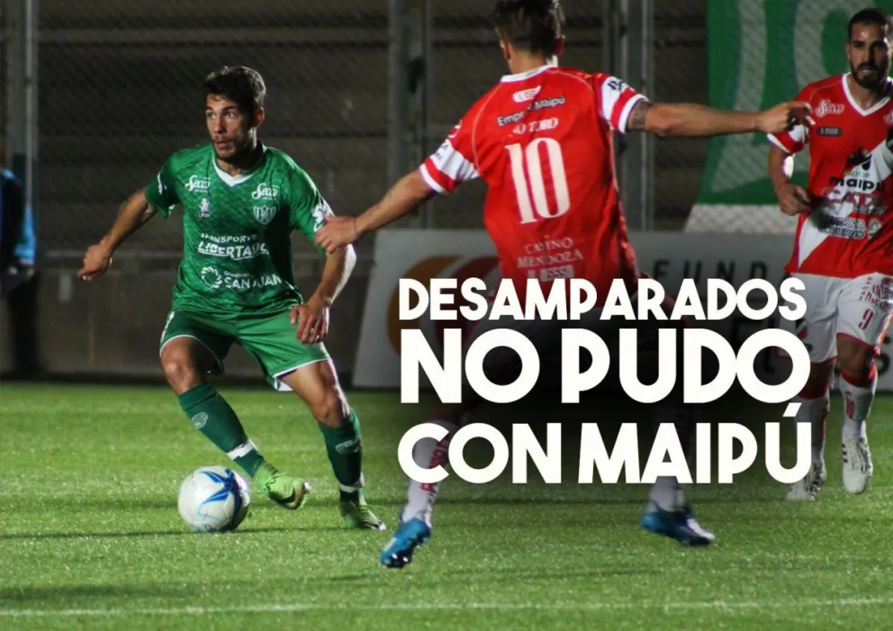 Con un jugador más, Sportivo Desamparados perdió con Maipú
