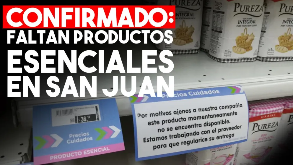 En dos comercios sanjuaninos, hay faltantes de Productos Esenciales