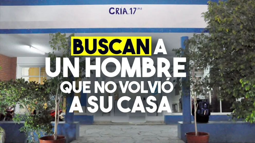 Buscan a un hombre que se fue de su casa y no volvió