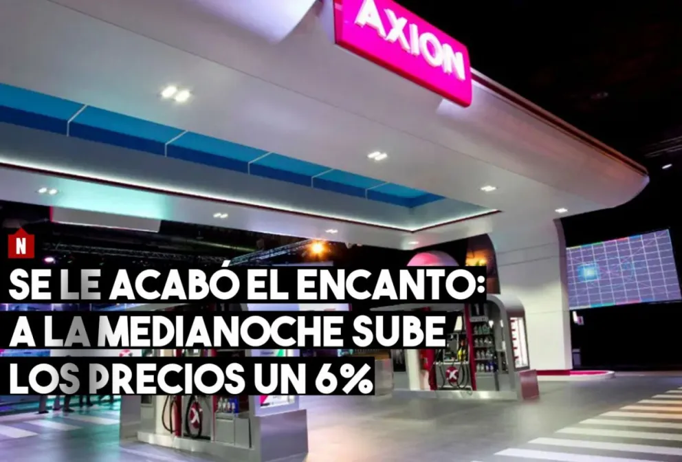 Axion sube el precio de sus naftas