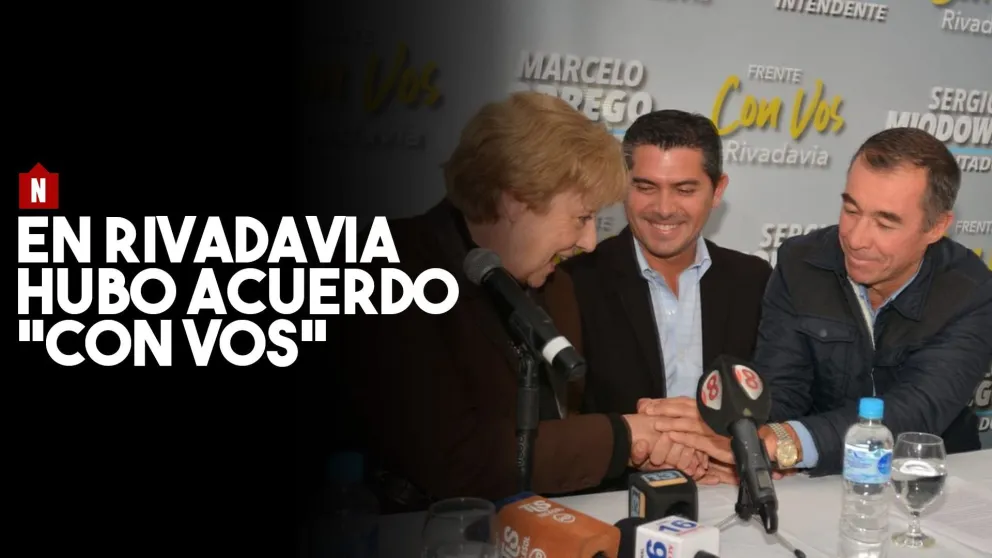 En Rivadavia "Con Vos" acordó hacer campaña juntos