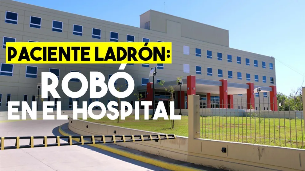 Robó en el hospital Rawson y una paciente lo vio